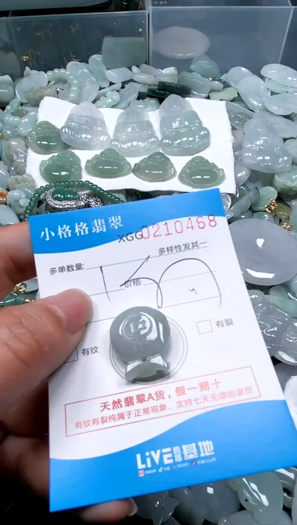 【闪购商品】翡翠颈饰未镶嵌闪购商品0210468