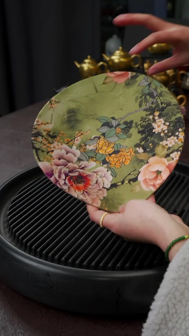 【闪购商品】杯【宜景窑】绿色茶席