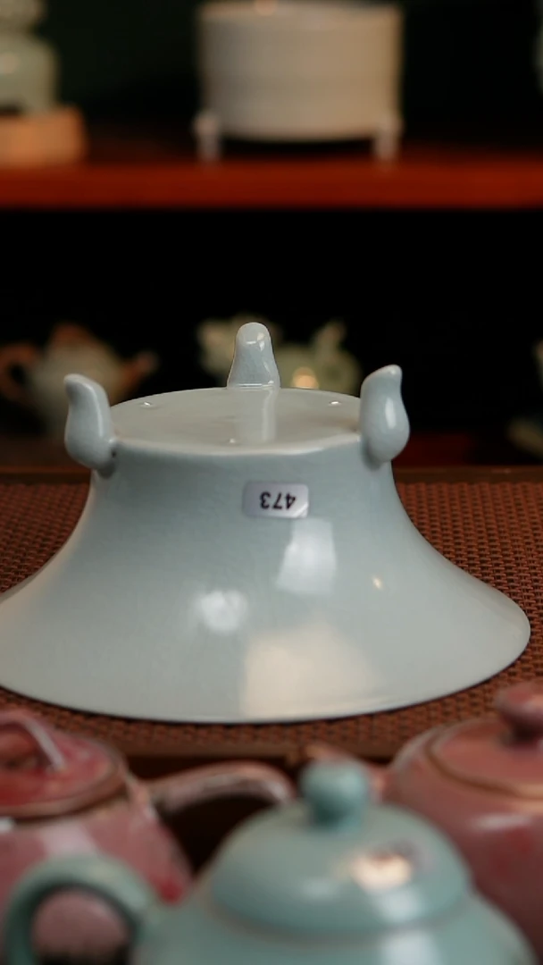 杯仿古釉瑕疵摆件473