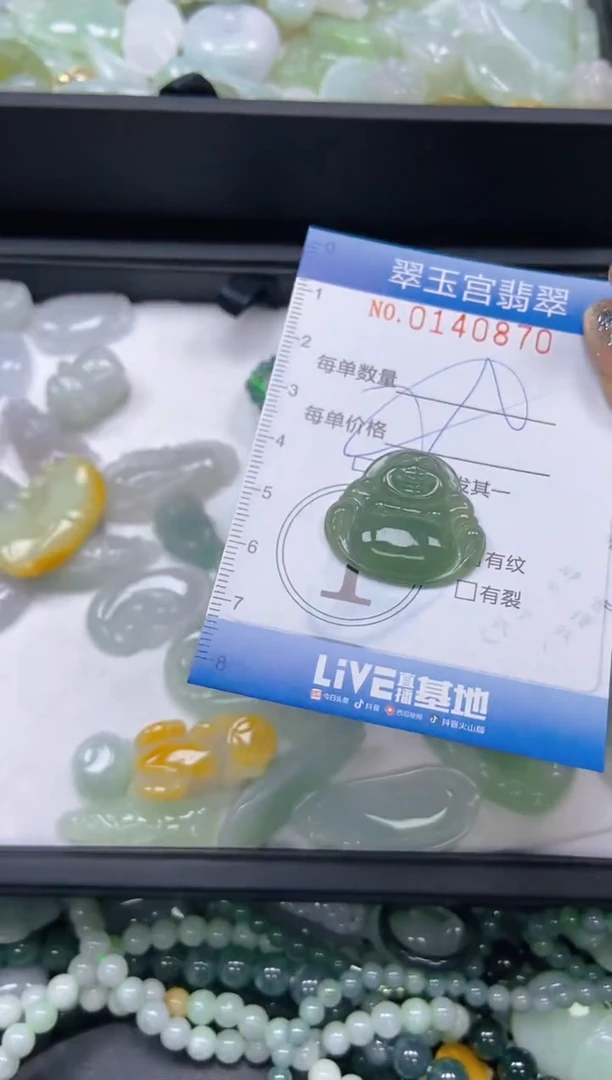 翡翠未镶嵌颈饰闪购0140870