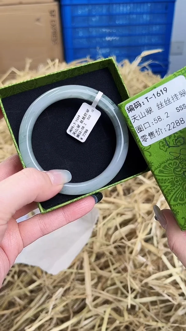 未镶嵌手镯石英质玉T-1619
