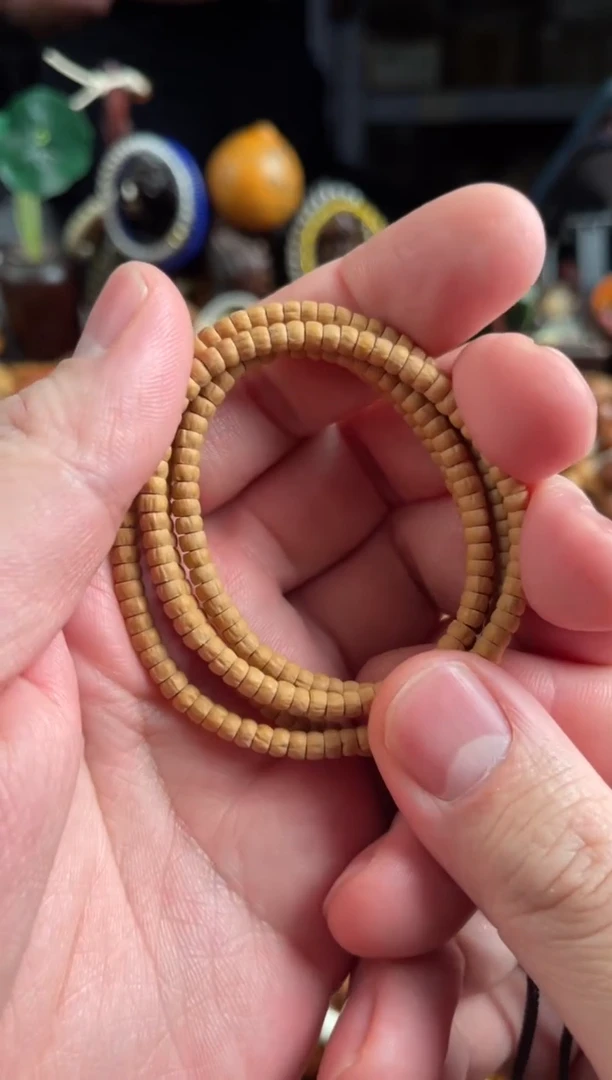 【闪购商品】柏香籽/百香籽吊坠王胖子文玩工作室药片黄油皮4.8-5.3