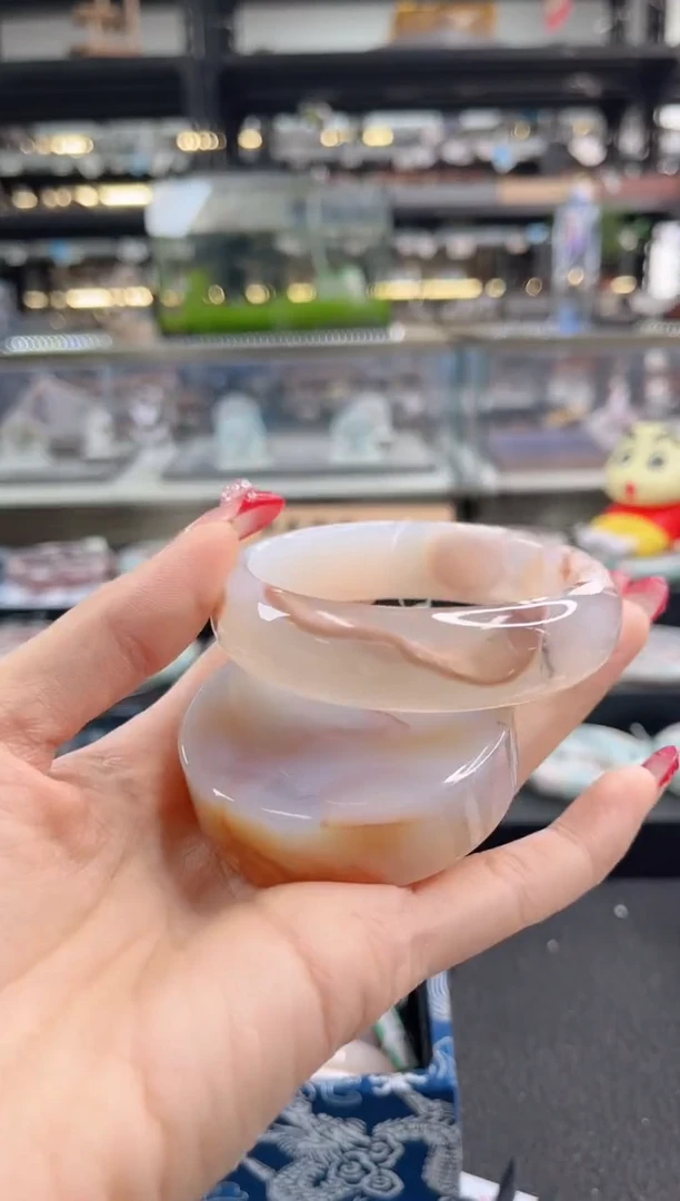 未镶嵌手镯石英质玉59圈口（赠品镯心）1112541