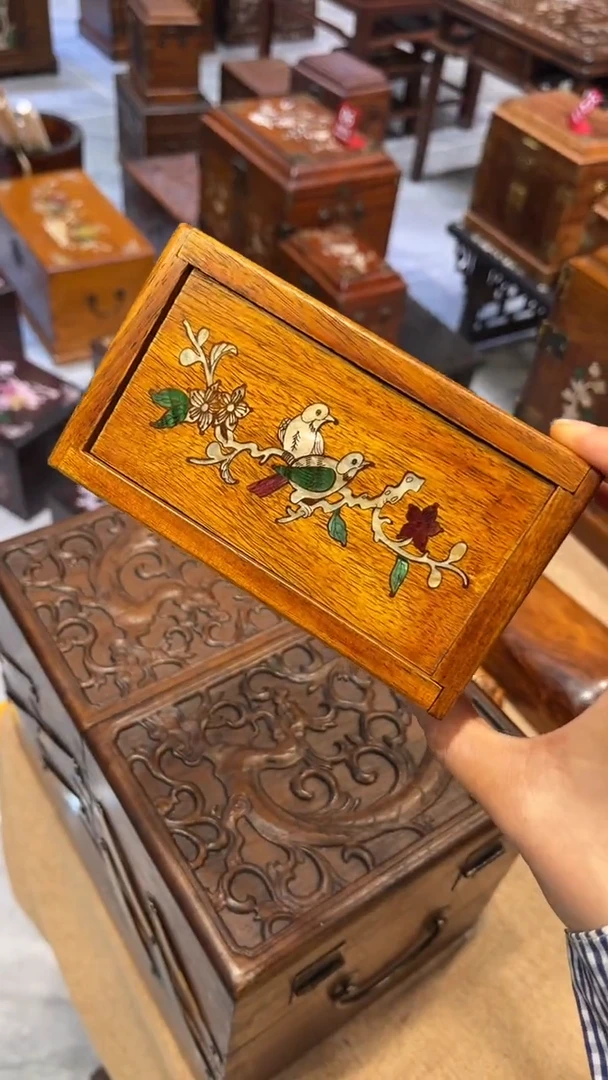 木喜鹊登梅小机关盒