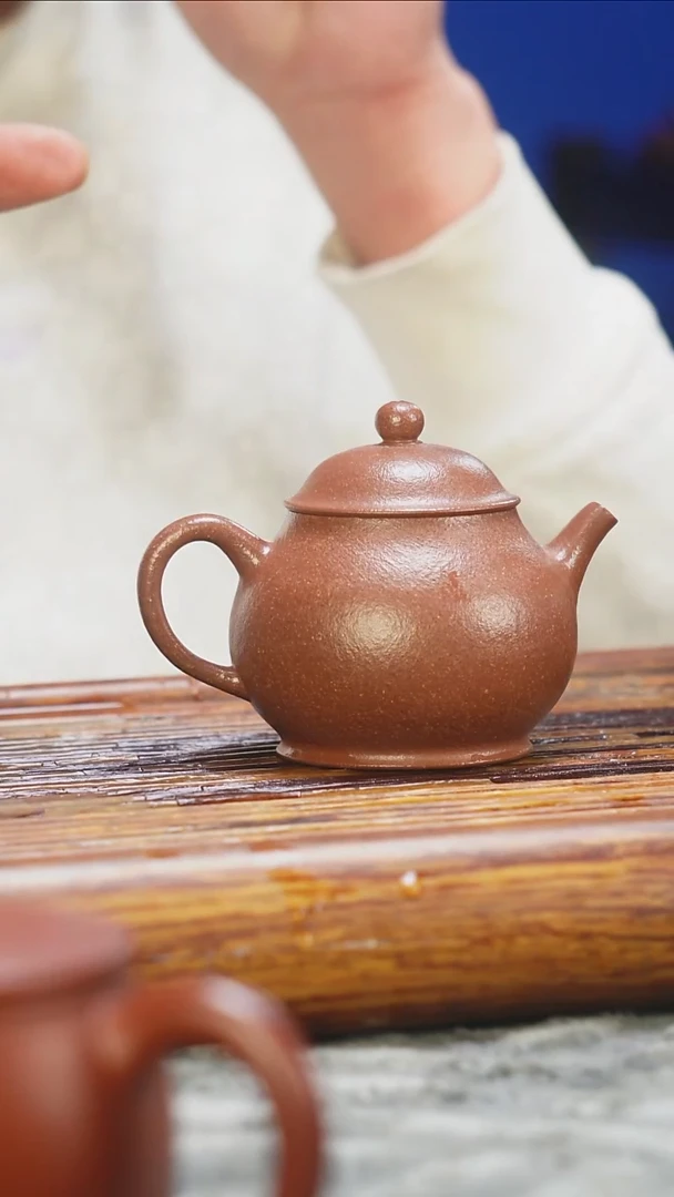 茶壶紫砂桃花泥光塑潘壶
