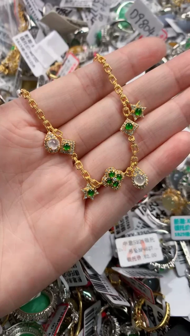 银S925镶嵌戒指翡翠1212---2