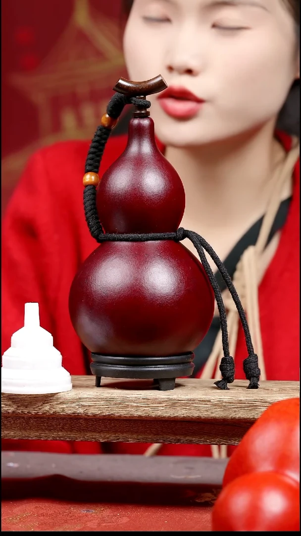 729号纯手工制作天然大漆真葫芦【不包全品介意慎拍】