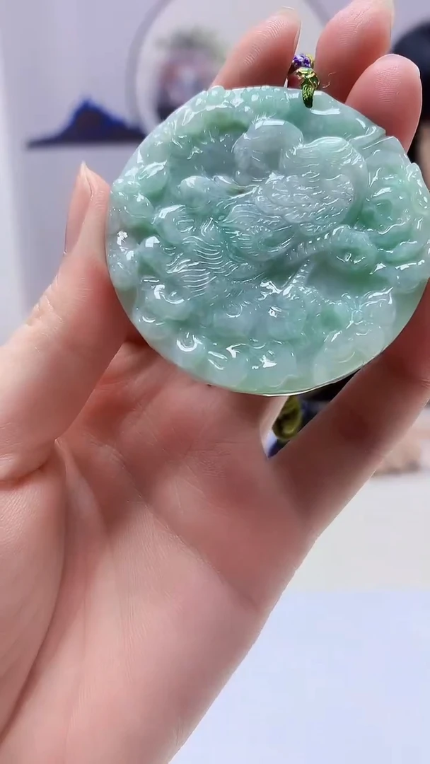 【闪购商品】定制翡翠未镶嵌3123zm-毛货挂件97