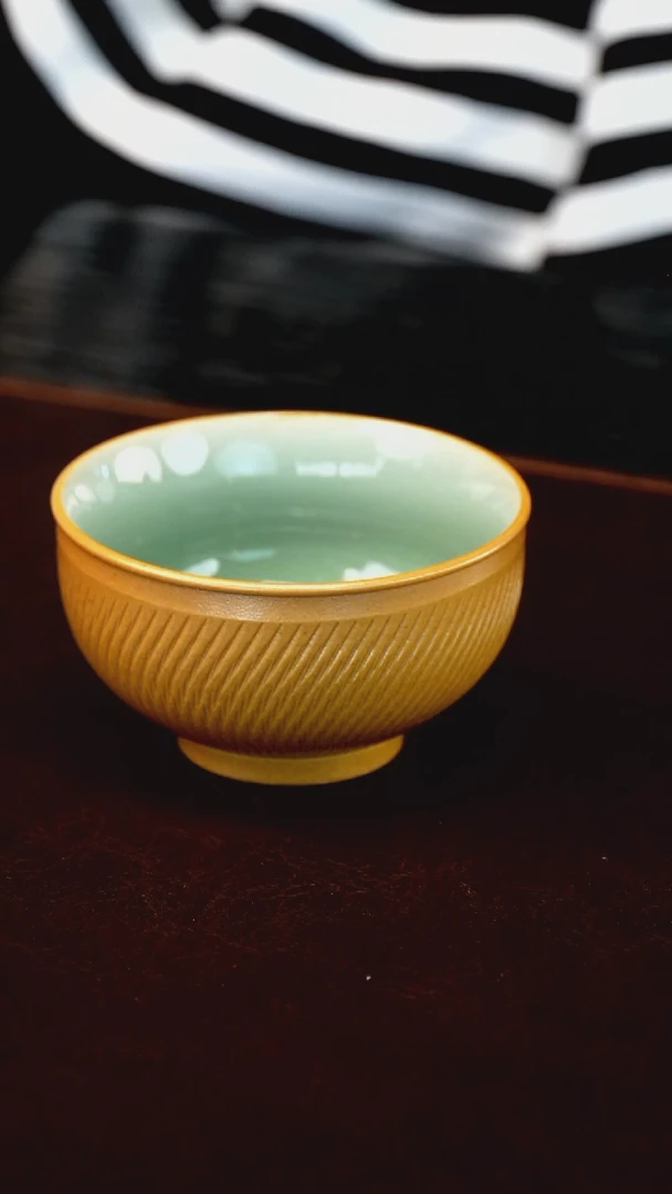 初**千青瓷手工茶器包邮