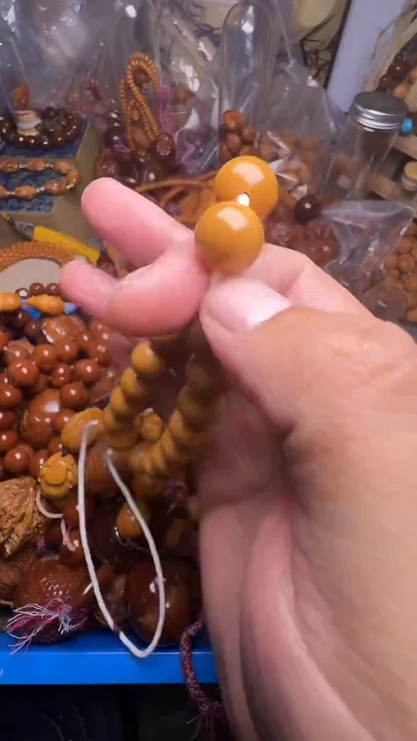 手串橄榄核猴头光珠