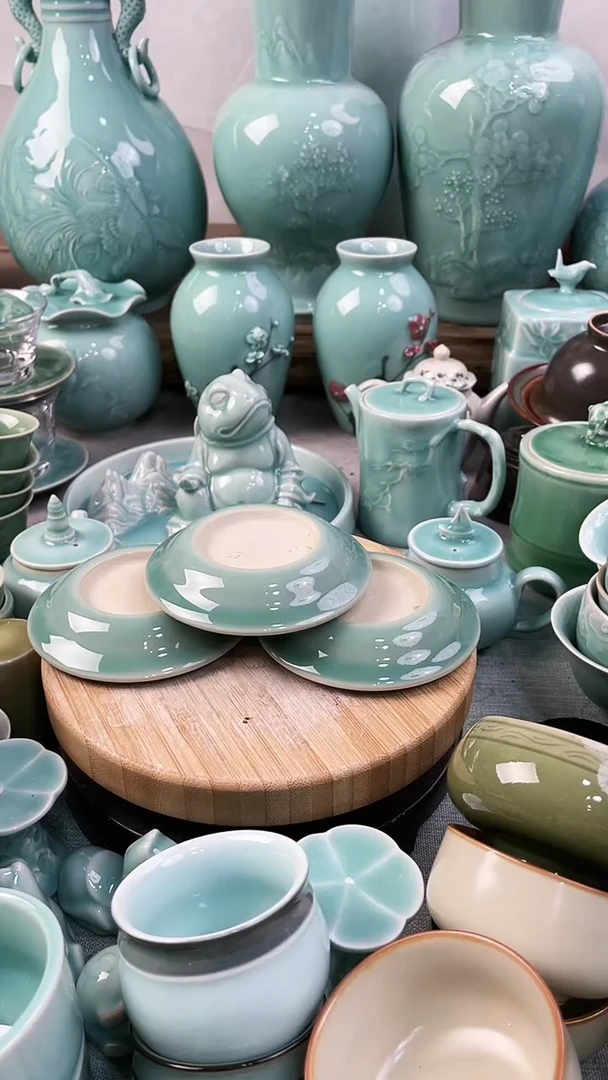 【闪购商品】3个 特价福利 微瑕 慧仙青瓷