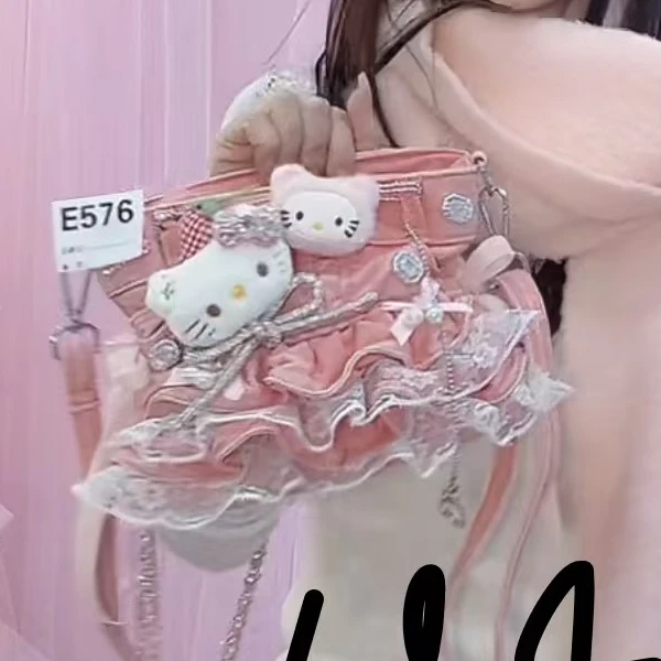 格格家新款定制女包牛仔裙包0159