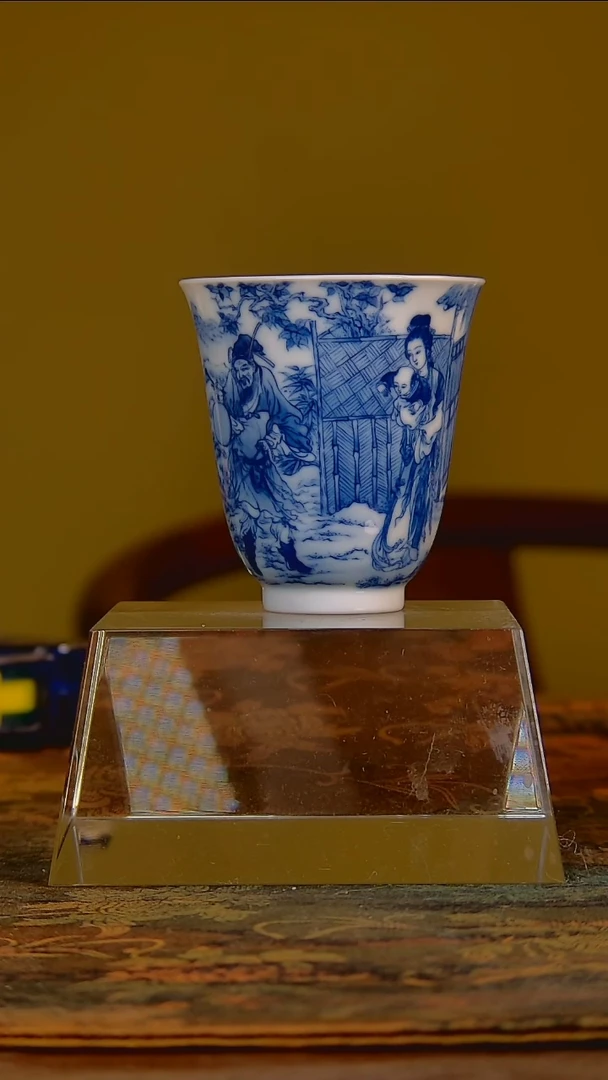 杯手工手绘杯杯很美丽