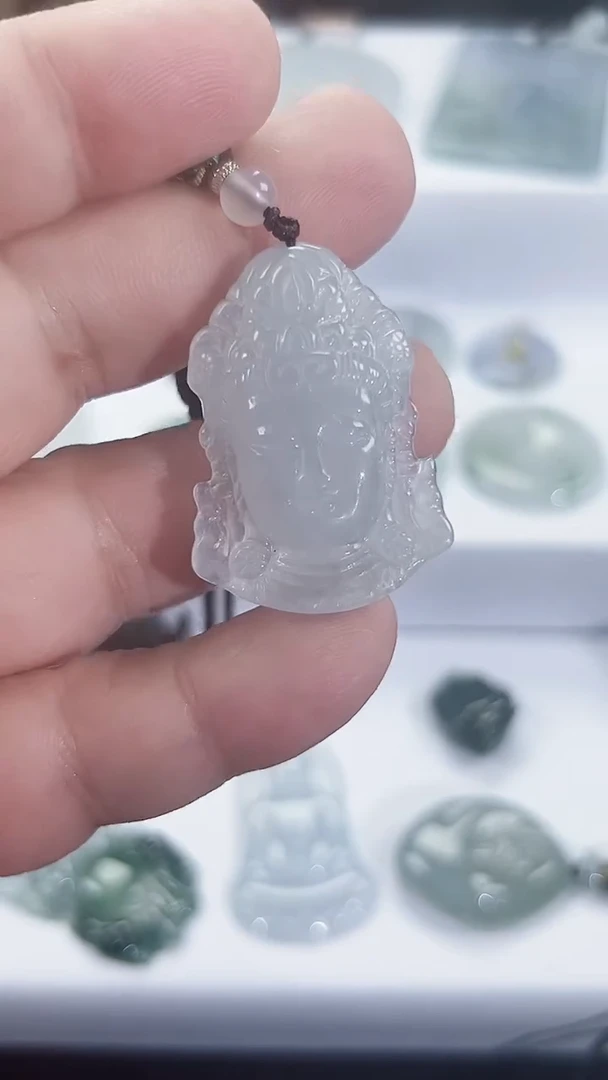颈饰未镶嵌翡翠天然缅甸A货翡翠