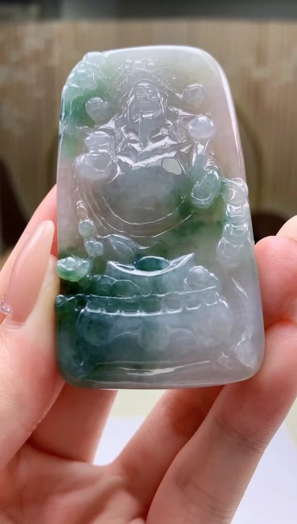 定制翡翠未镶嵌4917jw-毛货挂件31