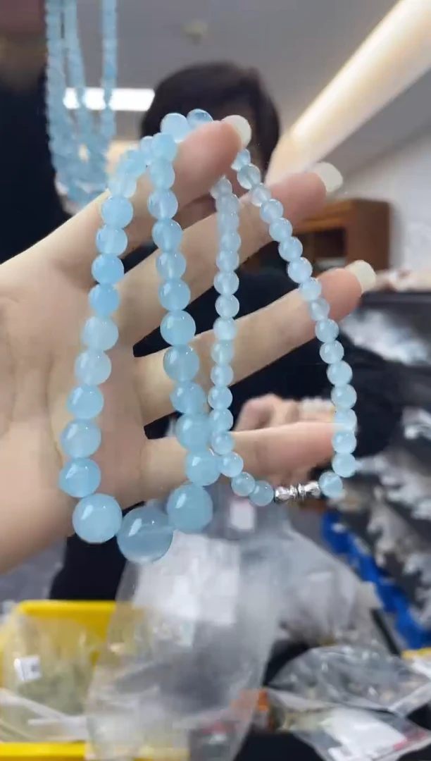 【闪购商品】海蓝宝石颈饰未镶嵌多样性一件发货