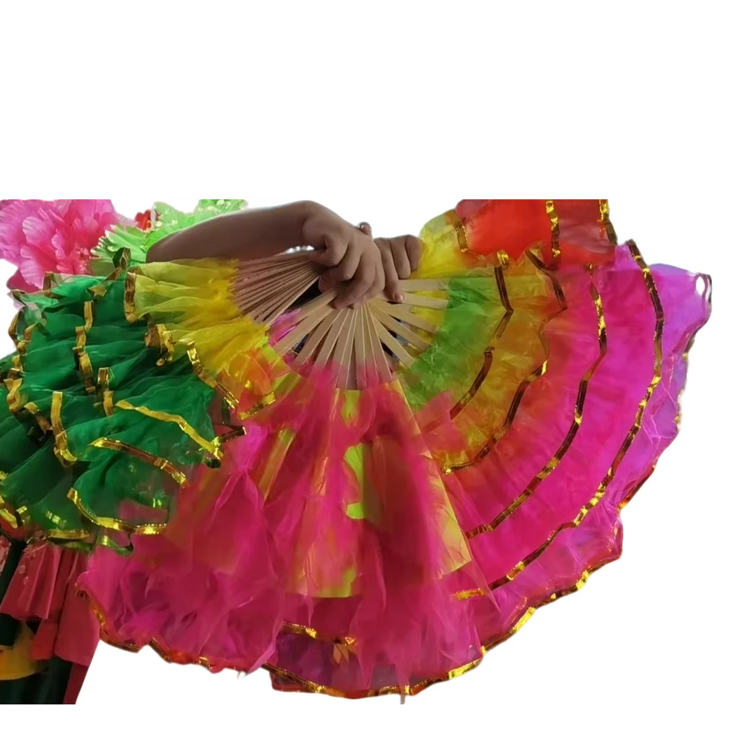 新款舞蹈纱扇全年最-底厂家处理五层---三层随机发