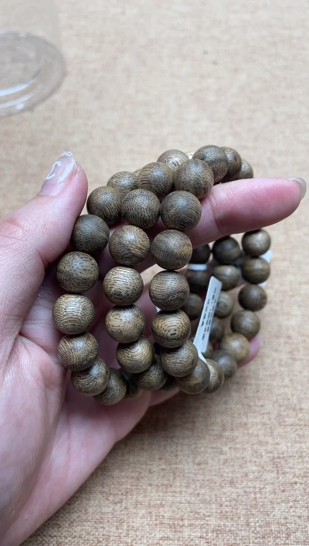 沉香手串文莱古董香1.1圆珠单圈多样性发其一