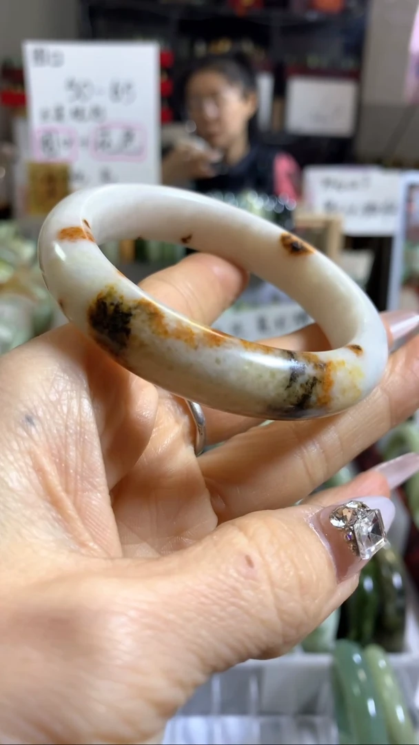 未镶嵌岫玉手镯28 55+