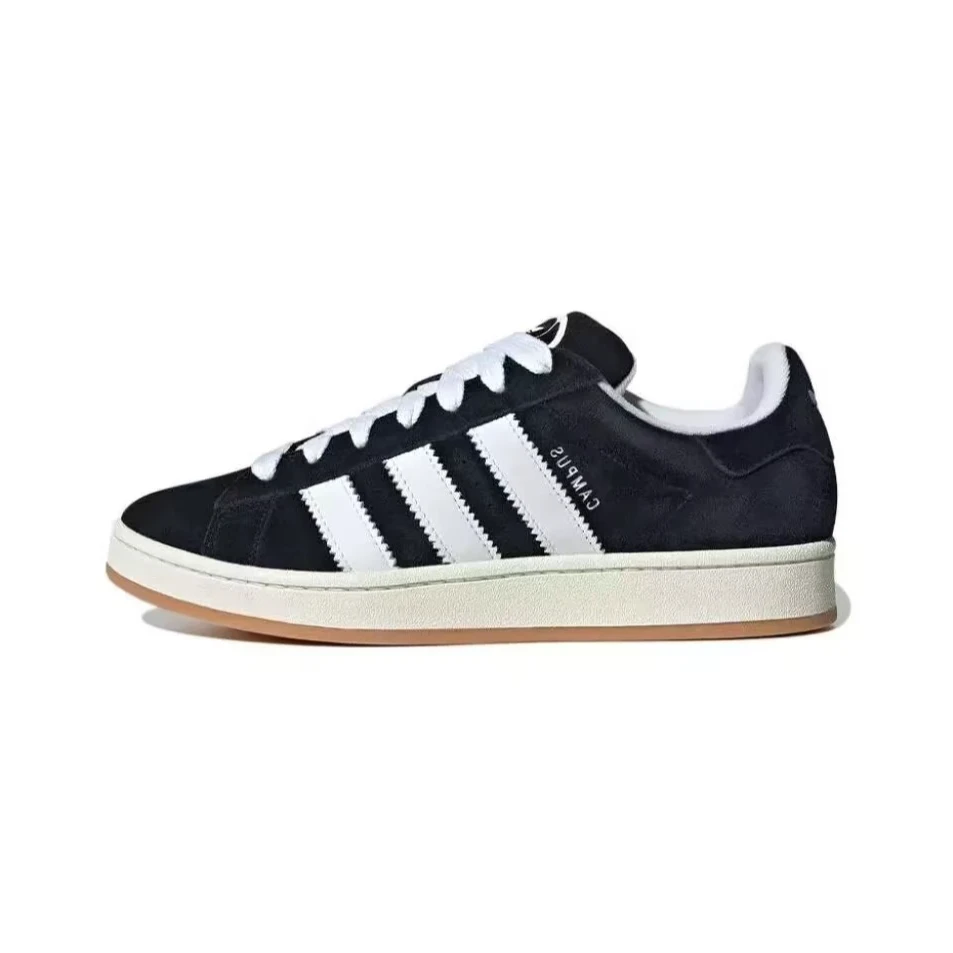 阿迪达斯/Adidas三叶草经典时尚男女同款黑白面包鞋  HQ8708