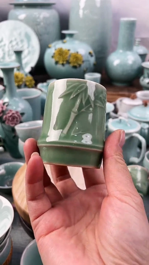 【闪购商品】特价 微瑕 慧仙青瓷