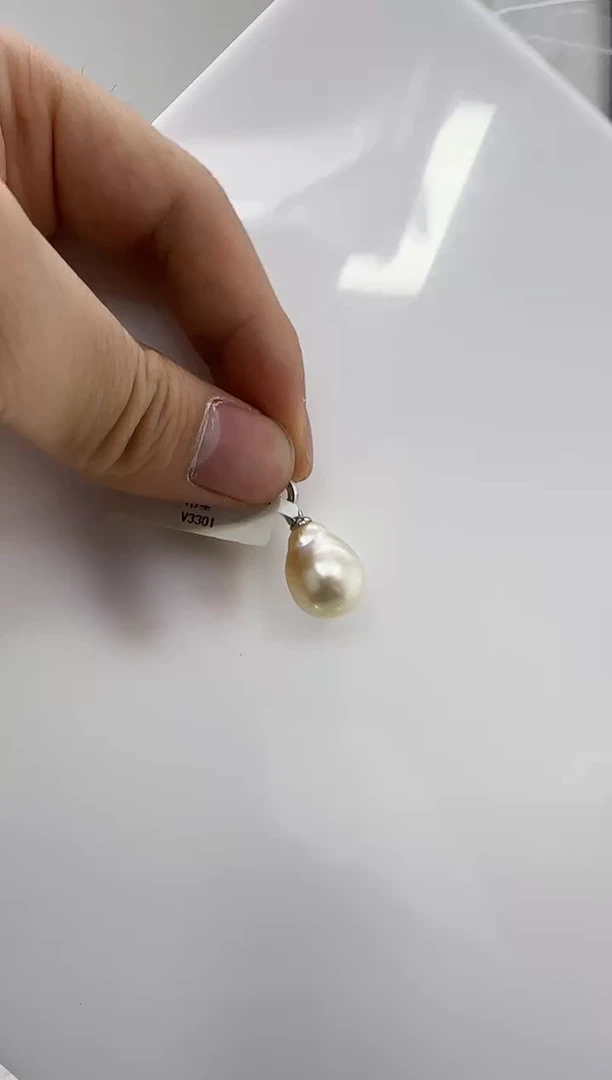 【闪购商品】海水珍珠DA银S925镶嵌v3301 珍珠