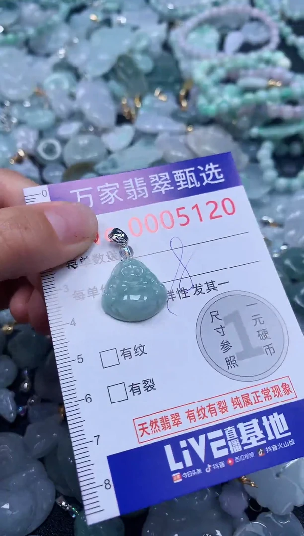 吊坠(不含链)未镶嵌翡翠5120