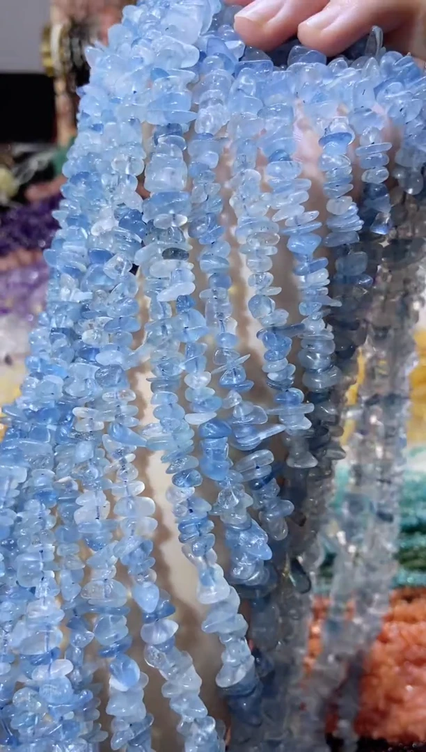 未镶嵌珠宝半成品水晶海蓝宝