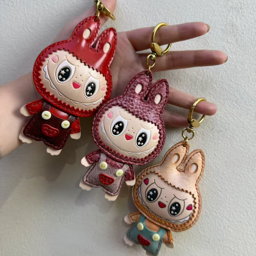 West impression西部2025头层牛皮时尚百搭高级挂件配饰YP拉布布