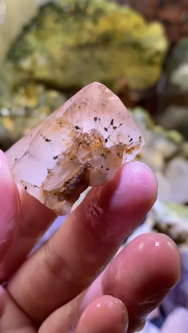 未镶嵌珠宝半成品水晶44号四川超七花园水晶