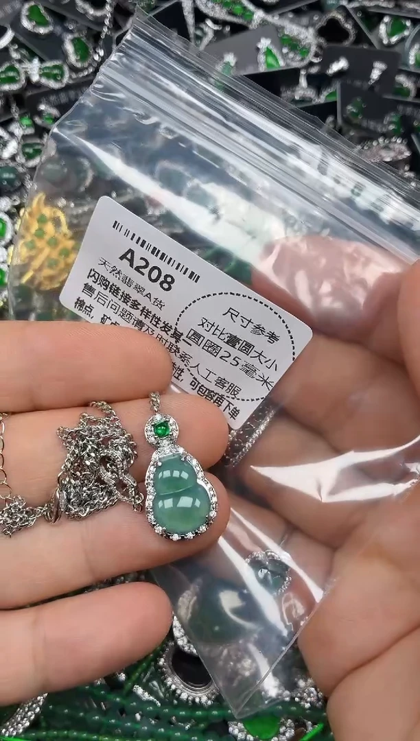颈饰未镶嵌翡翠A208项链