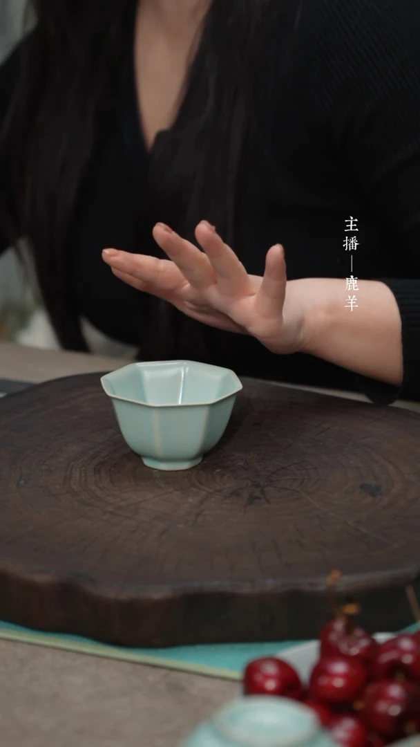 【闪购商品】八方杯80ml-汝瓷张海英-羊