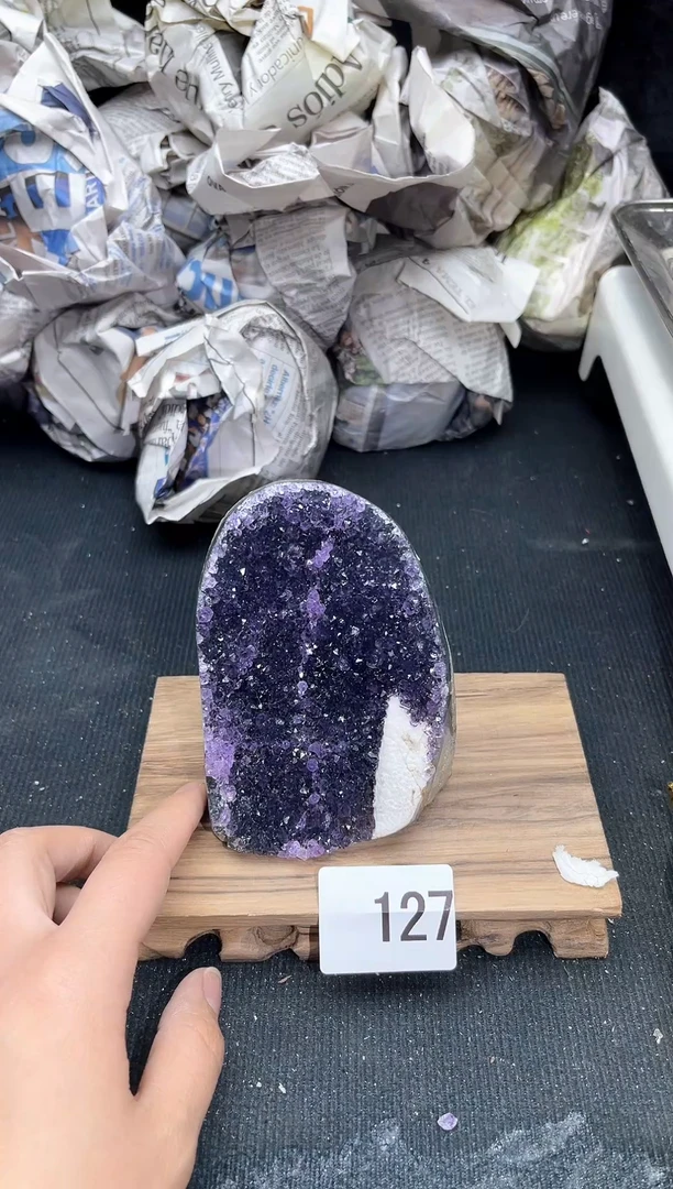 【闪购商品】紫晶1未镶嵌127号摆件