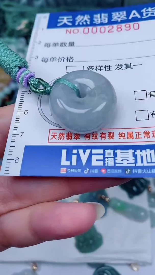 翡翠未镶嵌颈饰00002890