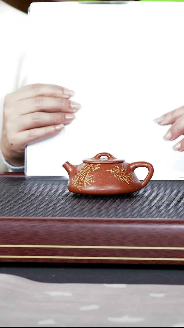 茶壶紫砂紫砂 81 观紫藏臻 石瓢  宁国红