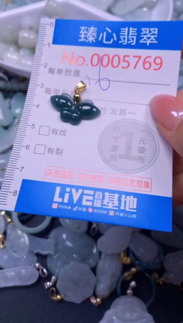 吊坠(不含链)未镶嵌翡翠5769