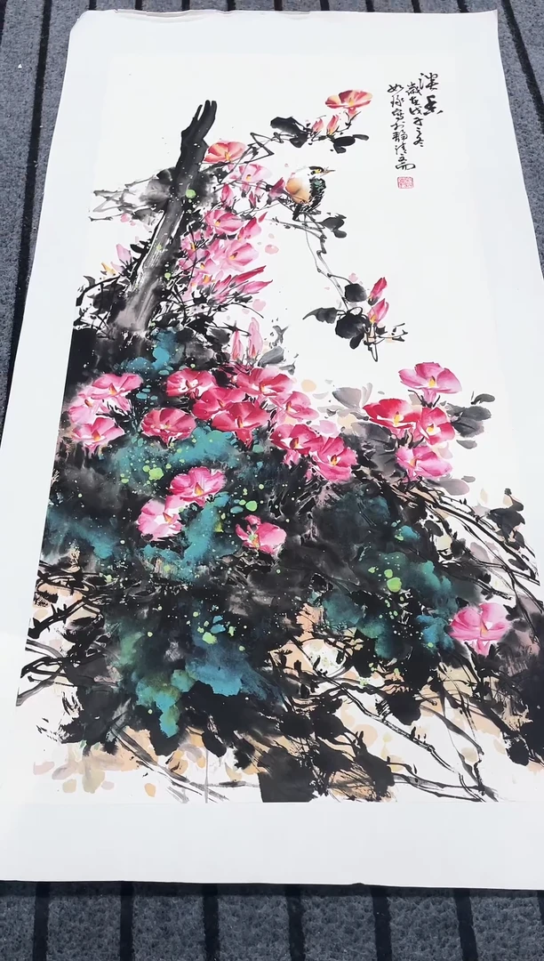 精品国画花鸟作品