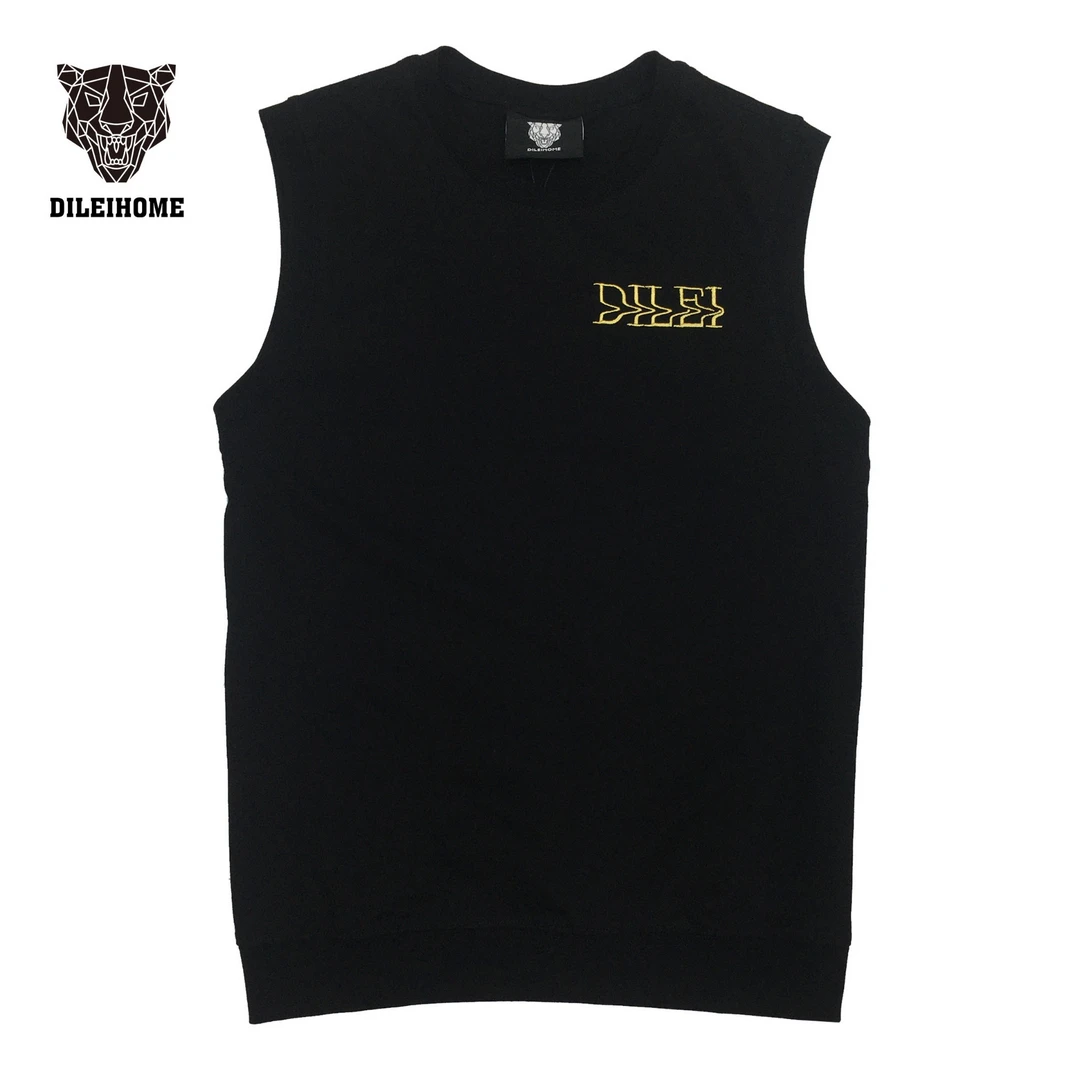 DILEI/帝垒202DT1018/1017背心T恤时尚运动休闲夏季简约百搭潮流