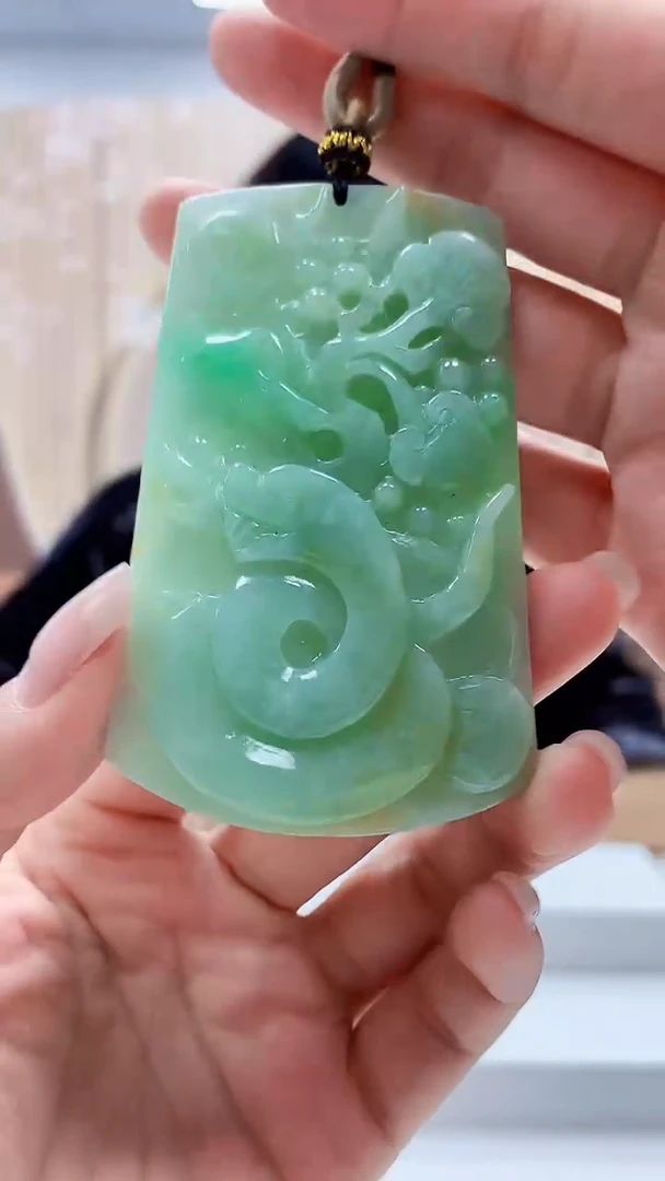 定制翡翠未镶嵌4829lr-毛货挂件74