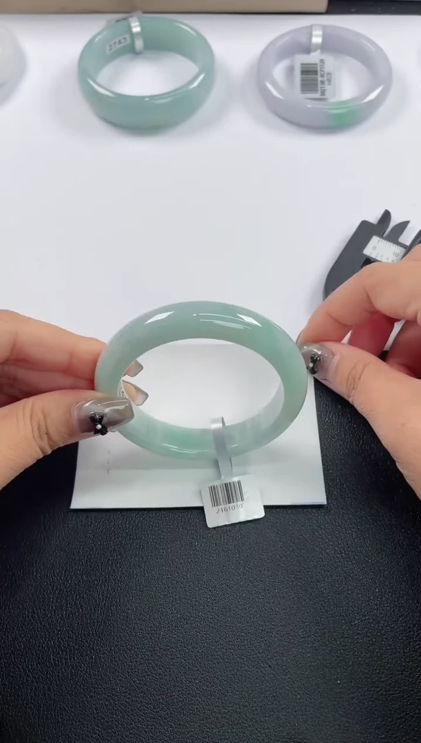 未镶嵌手镯翡翠基地发货H8977 53+