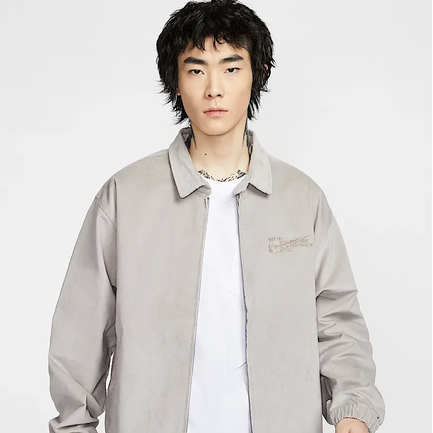 Nike耐克男子哈灵顿夹克柔软灯芯绒外套欧若风HV4774-009