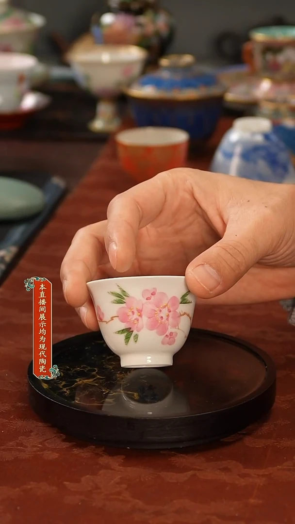 陶瓷景德镇手工手绘精美茶器