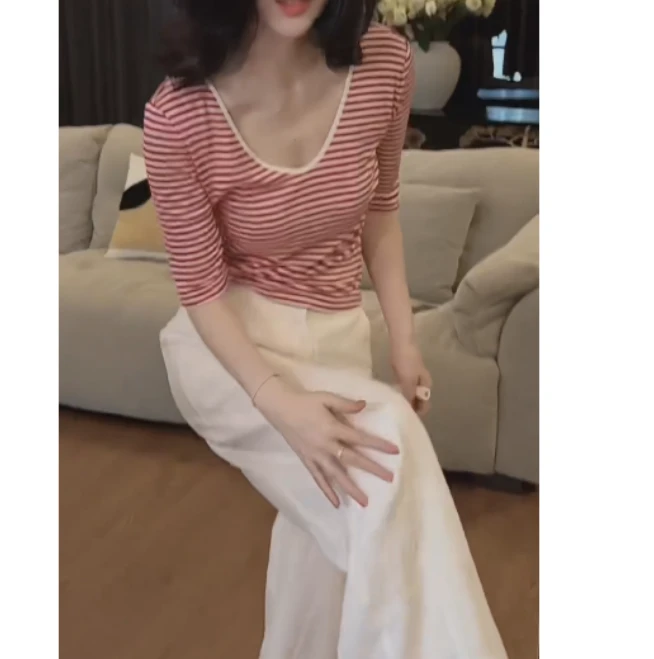 2025夏季时尚潮流百搭精品女装陶V2621