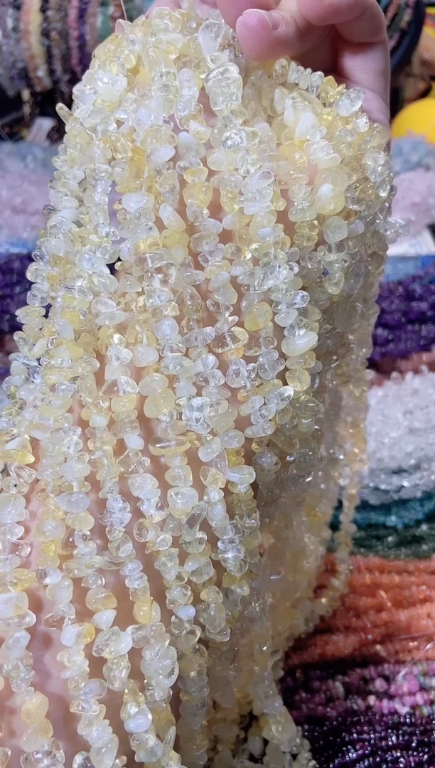 未镶嵌珠宝半成品水晶bbb黄水晶