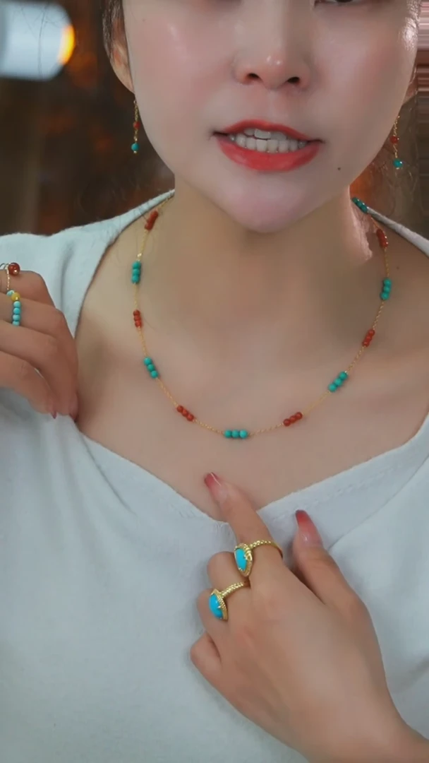 【闪购商品】南红玛瑙项链银S925镶嵌发货一件