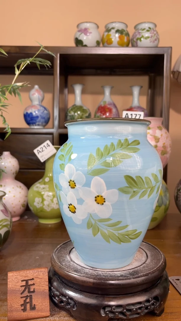 瓶景德镇手绘陶瓷花瓶 源头工厂