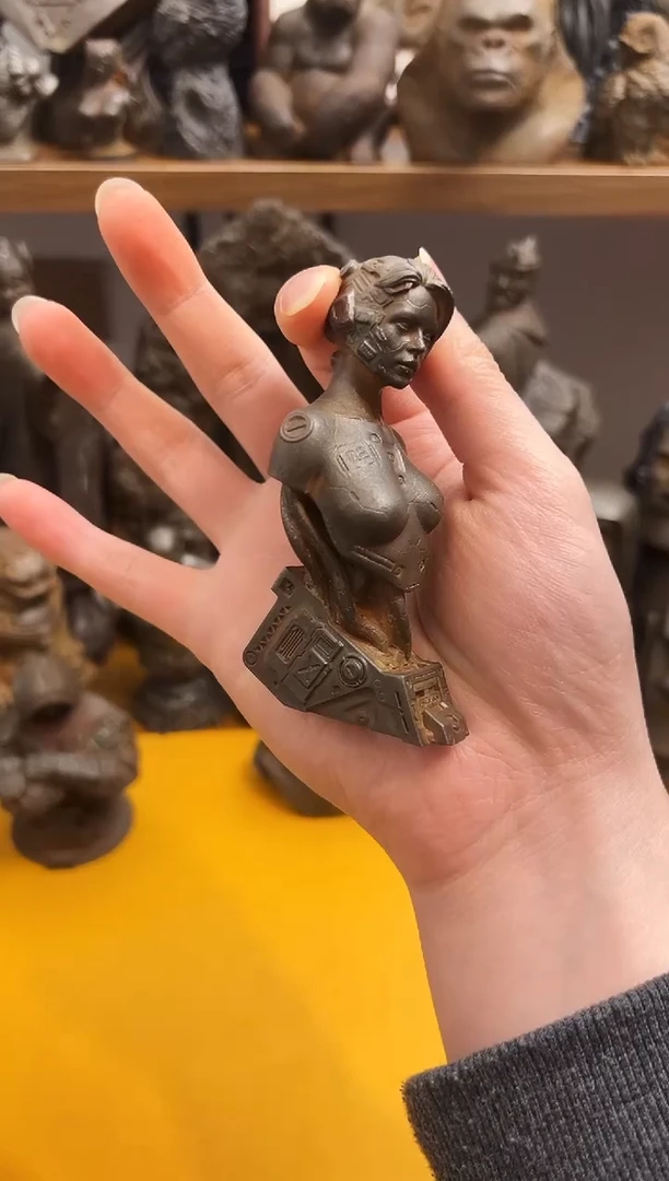 金属实心铁艺---机械姬