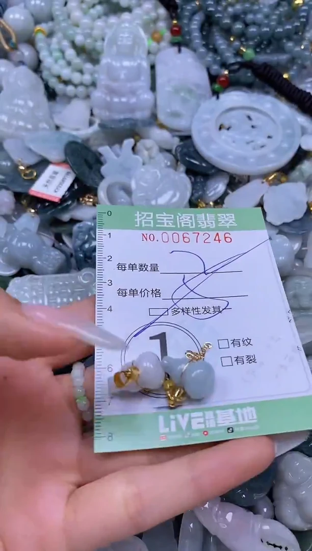 【闪购商品】翡翠未镶嵌颈饰闪购0067246多样性发其一