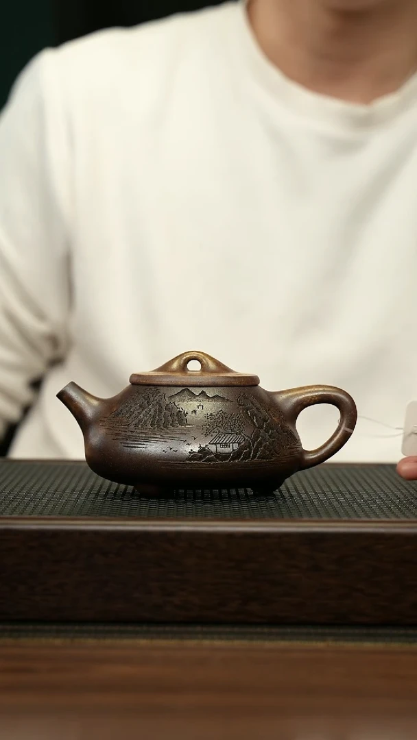 【闪购商品】紫砂茶壶宜兴原矿 手工 紫砂壶容量320CC
