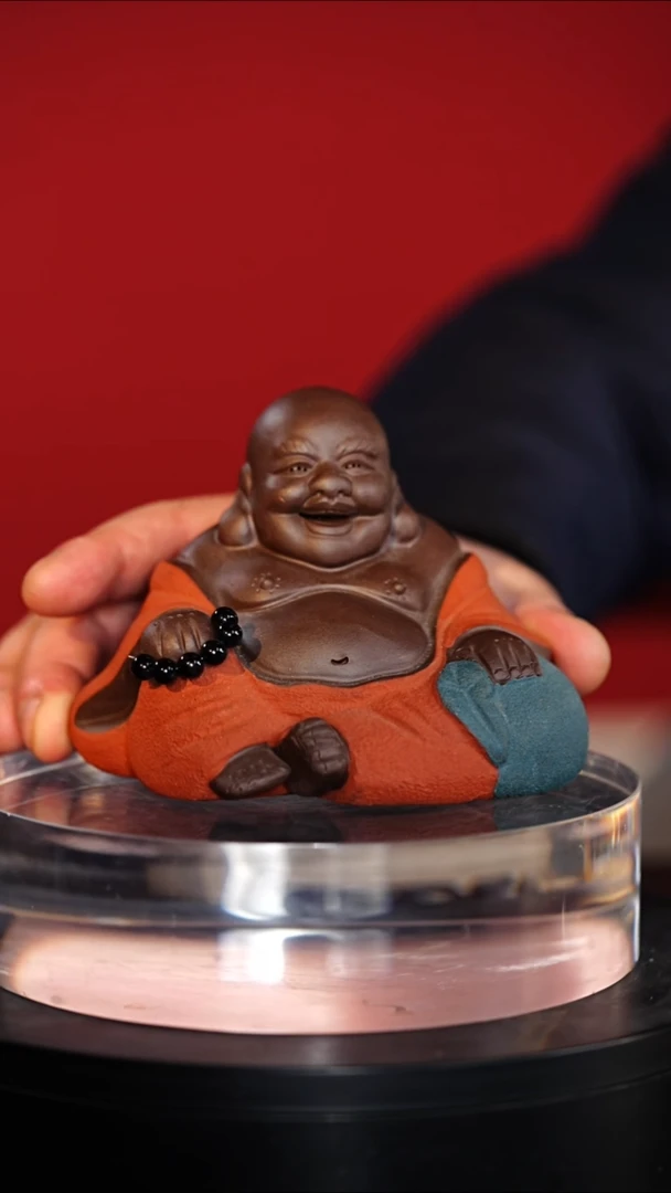 笑口常开弥勒佛茶宠